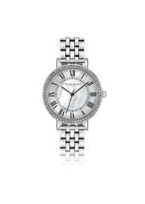 Quarzuhr CLARE MOSS "CMB4-B074S", silber, Armbanduhren, Damen, Quarzuhr