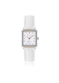 Quarzuhr ISABELLA FORD "FI1-S098S", wei&szlig;, Armbanduhren, Damen, Quarzuhr