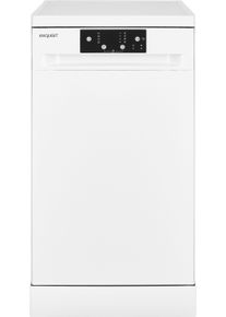 Exquisit Standgeschirrsp&uuml;ler "GSP9109-451D weiss", Energieeffizienz: D, wei&szlig;, B:44,8cm H:84,5cm T:59cm, Geschirrsp&uuml;ler, 9 Ma&szlig;gedecke, 4 Programme, LED, Besteckkorb, Standgeschirrsp&uuml;ler