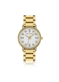Quarzuhr MARC LAUDER "MB1-B078G", gold, Armbanduhren, Damen, Quarzuhr