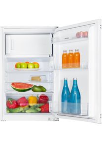 Amica Einbauk&uuml;hlschrank "EKSS 361 915", Energieeffizienz: D, silber (wei&szlig;), Rechtsanschlag, wechselbar, K&uuml;hlschr&auml;nke, Eleganter Einbauk&uuml;hlschrank mit leichter T&uuml;rf&uuml;hrung und LED‑Komfort, Einbauk&uuml;hlschrank