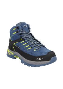 Wanderschuh CMP "KIDS RIGEL 2.0 MID WP TREKKING SHOES", Kinder, Gr. 39, infinity, acido, Leder, Schuhe Wanderschuh, wasserdicht