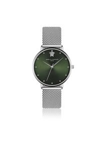 Quarzuhr AMELIA PARKER "AG1-B018S", silber, Armbanduhren, Damen, Quarzuhr