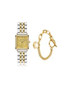 Quarzuhr ISABELLA FORD "SFF8-1", gold (gold, silber), Armbanduhren, Damen, Quarzuhr