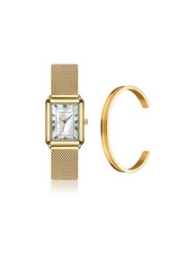 Quarzuhr ISABELLA FORD "SFG4-1", gold, Armbanduhren, Damen, Quarzuhr