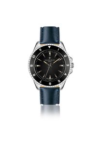 Quarzuhr PHILIPP BLANC "PA8-S130S", blau (dunkelblau), Armbanduhren, Herren, Quarzuhr