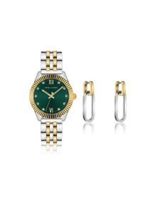 Quarzuhr MARC LAUDER "SME9-1", gold, silber, Armbanduhren, Damen, Quarzuhr