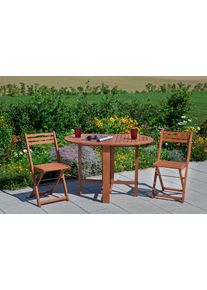Balkonset Merxx "Porto", beige (natur), Sitzm&ouml;bel-Sets, Balkonset