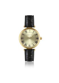 Quarzuhr ISABELLA FORD "FH7-S074G", schwarz, Armbanduhren, Damen, Quarzuhr