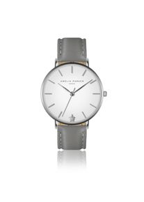 Quarzuhr AMELIA PARKER "AA5-S058S", grau, Armbanduhren, Damen, Quarzuhr