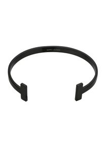 Armband MARC LAUDER "MBA02BB", schwarz, Armb&auml;nder, Herren, Innendurchmesser 6cm, Edelstahl, Armband
