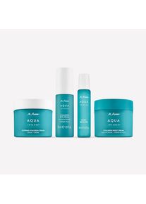 Routine de soins visage &agrave; l&rsquo;acide hyaluronique 24 h 4 Produits - M. Asam AQUA INTENSE