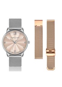 Quarzuhr ISABELLA FORD "SFB5-1", rosa (silber, ros&eacute;gold), Armbanduhren, Damen, Quarzuhr