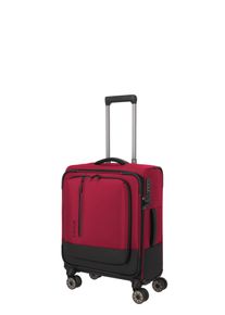Weichgep&auml;ck-Trolley Travelite "CROSSLITE Reisekoffer Weichgep&auml;ck", Damen, Gr. B/H/T: 40cm x 55cm x 20cm 37 l, rot, Polyester, Koffer Weichgep&auml;ck-Trolley, Koffer, mit TSA-Schloss, wasserabweisendes Material