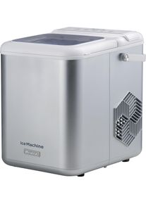 Ariete Elektrischer Eisw&uuml;rfelbereiter "Ariete elektrischer tragbarer Eisw&uuml;rfelbereiter 651", silber, B:24cm H:31cm T:30cm, Eisw&uuml;rfelbereiter, Mit sehr leisem Kompressor 58 db, Elektrischer Eisw&uuml;rfelbereiter