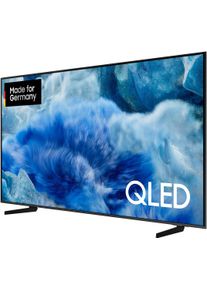 Samsung QLED-Fernseher "GQ85Q8FAAU QLED-Fernseher", Energieeffizienz: E, schwarz, 85 &Prime;, Fernseher, Quantum HDR+, Knox Security, Art Store, 3D Sound, Gaming Hub, AI TV, QLED-Fernseher