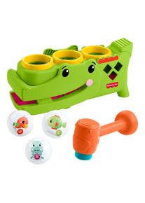 Klopfbank Fisher-Price "Sitz- und Klopf-Rolligator", gr&uuml;n, Motorikspielzeug, KinderB:10cm H:12cm T:26cm, Kunststoff, Klopfbank, B:10cm H:12cm T:26cm