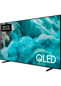 Samsung QLED-Fernseher "GQ65Q7F2AU QLED-Fernseher", Energieeffizienz: G, schwarz, 65, Fernseher, Quantum HDR, Knox Security, Art Store, 3D Sound, Gaming Hub, AI TV, QLED-Fernseher