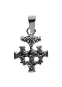 Kettenanh&auml;nger OSTSEE-SCHMUCK "OSTSEE-SCHMUCK Anh&auml;nger Hiddensee 15 x 13 mm", wei&szlig; (wei&szlig;, neutral), Schmuckanh&auml;nger, Damen, 23x13mm, Silber 925 (Sterlingsilber), 1,5 g, Kettenanh&auml;nger