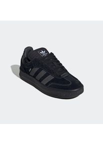 Sneaker adidas originals "SAMBA XLG", Herren, Gr. 46, schwarz (core schwarz, carbon, carbon), Leder, Textil, Schuhe Sneaker