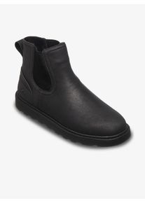 Chelseaboots Quiksilver "MISSION ELASTIC", Herren, Gr. 44, schwarz, Synthetik, Textil, Schuhe Chelseaboots, Winterschuhe, Ankleboots, Stiefelette