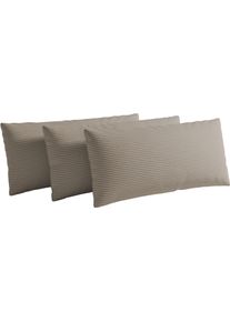 Sit & More Sofakissen SIT & MORE "Vanity, 2er-Set, B: 60 cm", beige (taupe), B:60cm H:30cm T:12cm, Stoff, Polsterauflagen, Sofakissen