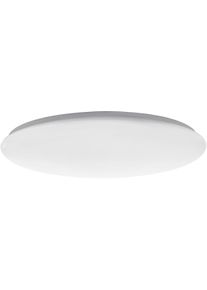 Eglo Deckenleuchte "Giron Deckenlampe, Stahl und Kunststoff, Wohnzimmerlampe, Flurlampe", wei&szlig;, 1, &Oslash; 76cm H: 8,5cm, 1 Stk., Leuchten, Wand-/Deckenleuchte - H8,5 x &Oslash;76 cm - wei&szlig; - 54,5W inkl., Deckenleuchte