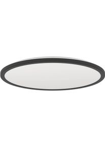 Eglo Deckenleuchte "Rovito-Z Deckenlampe, ZigBee 3.0, Kunststoff, Badezimmerlampe, IP44", schwarz, 1, &Oslash; 50cm H: 3,2cm, 1 Stk., Leuchten, Wand-/Deckenleuchte - H3,2 x &Oslash;50 cm - schwarz - 16,8W inkl., Deckenleuchte