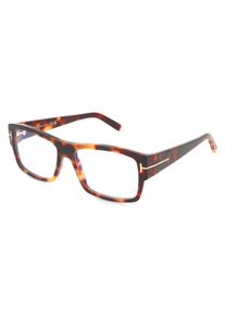 Tom Ford FT5941-B Brille Unisex | Fassung: Vollrand, Quadratisch, Havanna Hell