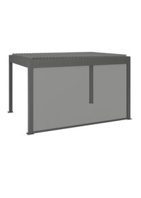 Amatio Pro Pavillon-Rollo, Anthrazit, Grau, Metall, Textil, 366x215.5 cm, Sonnenschutz, Pavillons