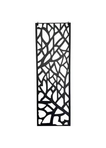P & B Sichtschutz, Schwarz, Metall, 50x150 cm, Sonnenschutz, Sichtschutz