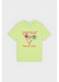 Casablanca Afro Cubism Tennis Club Lichtgroen T-shirt