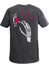 John Doe Ride On, t-shirt , cor: Preto/Branco/Vermelho , tamanho: L