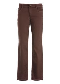 Bequeme Jeans MAC "Gracia", Damen, Gr. 36, L&auml;nge 30, braun (deep braun ppt), Denim/Jeans, Obermaterial: 95% Baumwolle, 3% Polyester, 2% Elasthan, unifarben, comfort fit kn&ouml;chellang, Jeans Bequeme Jeans