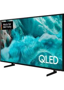 Samsung QLED-Fernseher "GQ50Q7FAAU QLED-Fernseher", Energieeffizienz: G, schwarz, 50, Fernseher, Quantum HDR, Knox Security, Art Store, 3D Sound, Gaming Hub, AI TV, QLED-Fernseher, Topseller