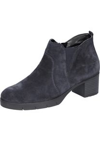 Waldl&auml;ufer Ankleboots WALDL&Auml;UFER "H-NADJA", Damen, Gr. 6,5, blau (nachtblau), Veloursleder, Schuhe Ankleboots, mit Rei&szlig;verschluss, H-Weite