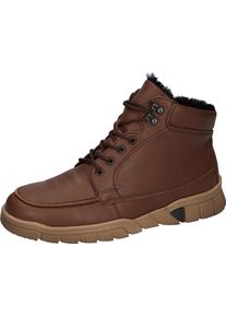 Waldl&auml;ufer Winterboots WALDL&Auml;UFER "H-LINO", Herren, Gr. 9 (43), tabak, Nappaleder, unifarben, Schuhe Winterboots, Sch&uuml;rboots, Stiefelette, Bequemschuh in Komfortweite H (= sehr weit)