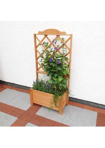 Promadino Spalier mit Pflanzkasten, BxTxH: 69x32x140 cm