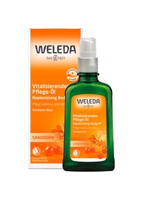 WELEDA K&ouml;rper&ouml;l &raquo;VITALISIERENDES PFLEGE-&Ouml;L SANDDORN&laquo; pflegt trockene Haut intensiv, bringt sp&uuml;rbare Gl&auml;tte der Haut