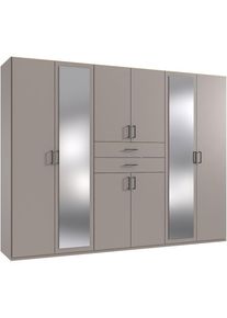 wimex Kleiderschrank &raquo;Diver Dreht&uuml;renschrank mit Spiegel, in der Breite 270cm&laquo; Bestseller Schlafzimmerschrank wahlweise 3 Innenausstattungen