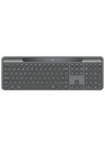 Logitech Tastatur &raquo;Signature Slim Solar+ K980 for Business&laquo; (Angenehmes Tippen Easy-Switch Fn-Tasten Lautst&auml;rkeregler Multimedia-Tasten Profil-