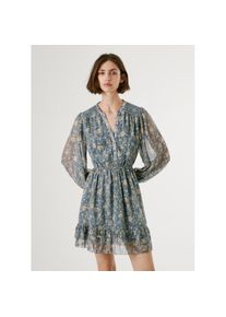 Pepe Jeans Blusenkleid &raquo;LONDYN DRESS&laquo; tailliert, mit elastischem B&uuml;ndchen blau, Gr&ouml;&szlig;e L