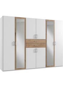 wimex Kleiderschrank &raquo;Diver Dreht&uuml;renschrank mit Spiegel, in der Breite 270cm&laquo; Bestseller Schlafzimmerschrank wahlweise 3 Innenausstattungen