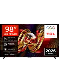 TCL Mini-LED-Fernseher &raquo;98C8LX1&laquo; 248 cm/98 &prime;&prime; SQD-Mini LED, HDR 6000 Nits, 100%BT.2020, 144Hz, AiPQ Pro,Dolby Vision