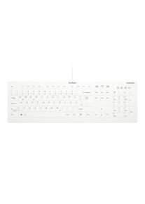 Cherry Tastatur &raquo;Contour Active Key QuickClean Medizinische Tastatur Abnehmbare Abdecku&laquo; (Windows-Sperrtaste Ziffernblock)