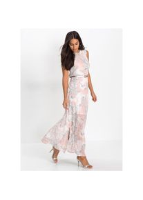 bonprix Chiffonkleid f&uuml;r warme Tage, aus Chiffon, Loose Fit, &auml;rmellos rosa, Gr&ouml;&szlig;e 38