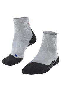 Kurzsocken Falke "TK2 Explore Cool Short", Herren, Gr. 42-43, grau (light grau (3403)), Obermaterial: 42% Polypropylen PP. 30% Lyocell CLY. 15% Polyamid PA. 12% Polyester PES. 1% Elasthan EL., Socken Kurzsocken