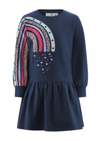 Sommerkleid happy girls "M&auml;dchenkleid", M&auml;dchen, Gr. 104, EURO-Gr&ouml;&szlig;en, navy, Stoff, 100% Baumwolle, normal, Kleider Sommerkleid