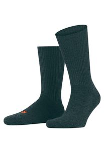 Socken Falke "Walkie Ergo", Damen, Gr. 39-41, gr&uuml;n (holly (7385)), Obermaterial: 63% Schurwolle WV. 35% Polyamid PA. 2% Elasthan EL., Socken Socken