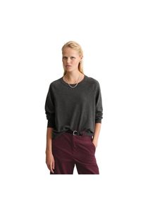 Marc O'Polo Marc O'Polo DENIM Rundhalspullover regular fit, Strick, aus Soft Cotton Stretch, Raglan&auml;rmel grau, Gr&ouml;&szlig;e S
